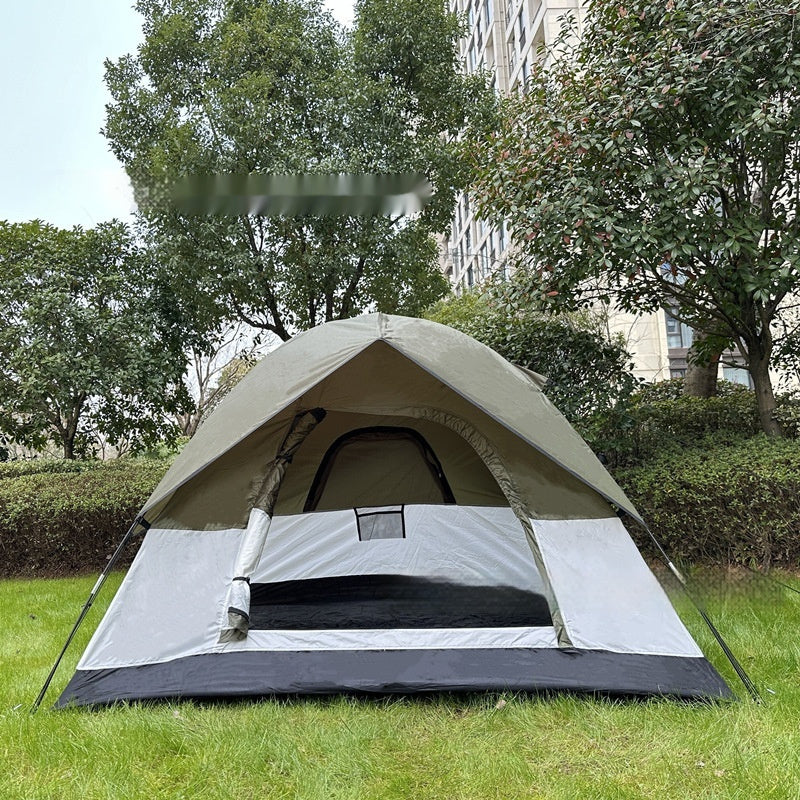 Waterproof Double-Layer Camping Tent For Family Travel
