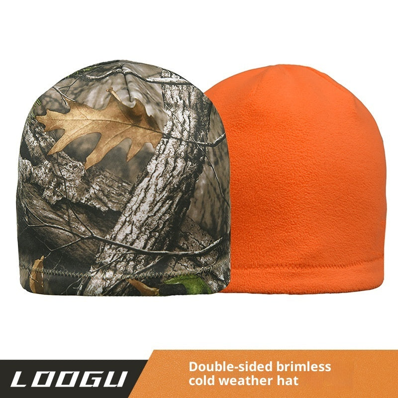 Outdoor Windproof Warm Polar Fleece Camouflage Hunting Beanie Hat